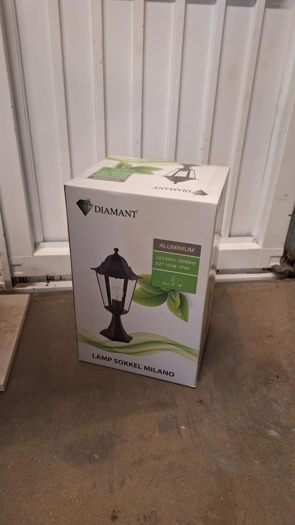 Nieuwe Diamant Milano sokkellamp, Ophalen, Minder dan 50 watt, Staande lamp, Netvoeding