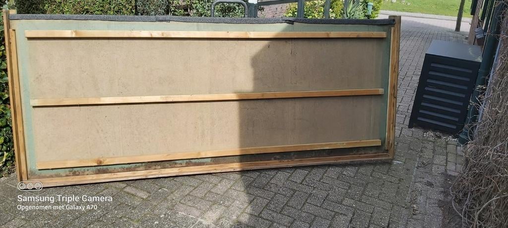 (Af)dak paneel met houten frame. Zware constructie., Ophalen of Verzenden, Gebruikt, Hout