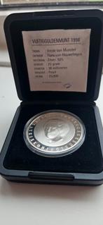 1998 Nederland 50 Gulden - Vrede van Munster Zilver Proof, Koningin Beatrix, Zilver, Ophalen of Verzenden, Losse munt