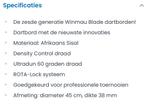 Winmau Blade 6 dartbord, Sport en Fitness, Darts, Ophalen, Dijklaan 133 Breda, Stoffelen, Nieuw