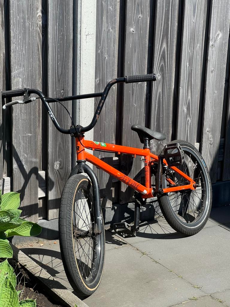 Oranje BMX fiets - Gebruikt maar in goede staat, Ophalen, Gebruikt, Staal, Velgrem