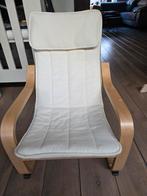 IKEA Poäng kinderstoel berkenhout met beige kussen, Huis en Inrichting, Stoelen, Ophalen