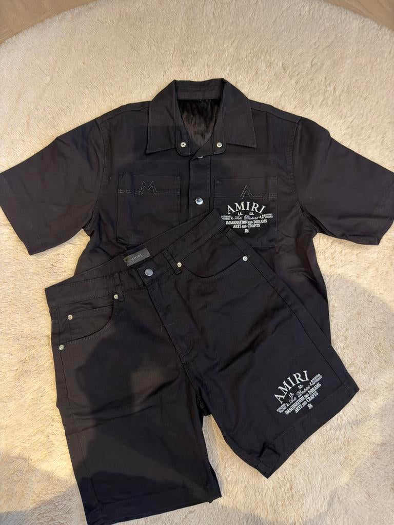 Amiri zomer setje zwart, Ophalen of Verzenden, Nieuw, Overige maten