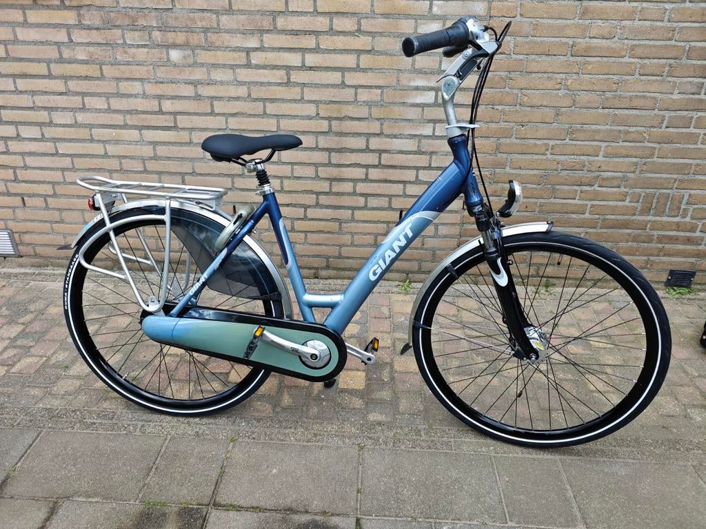 Mooie Giant custom damesfiets 51cm 8 versnellingen maat M, Ophalen, Versnellingen, Giant, Zo goed als nieuw