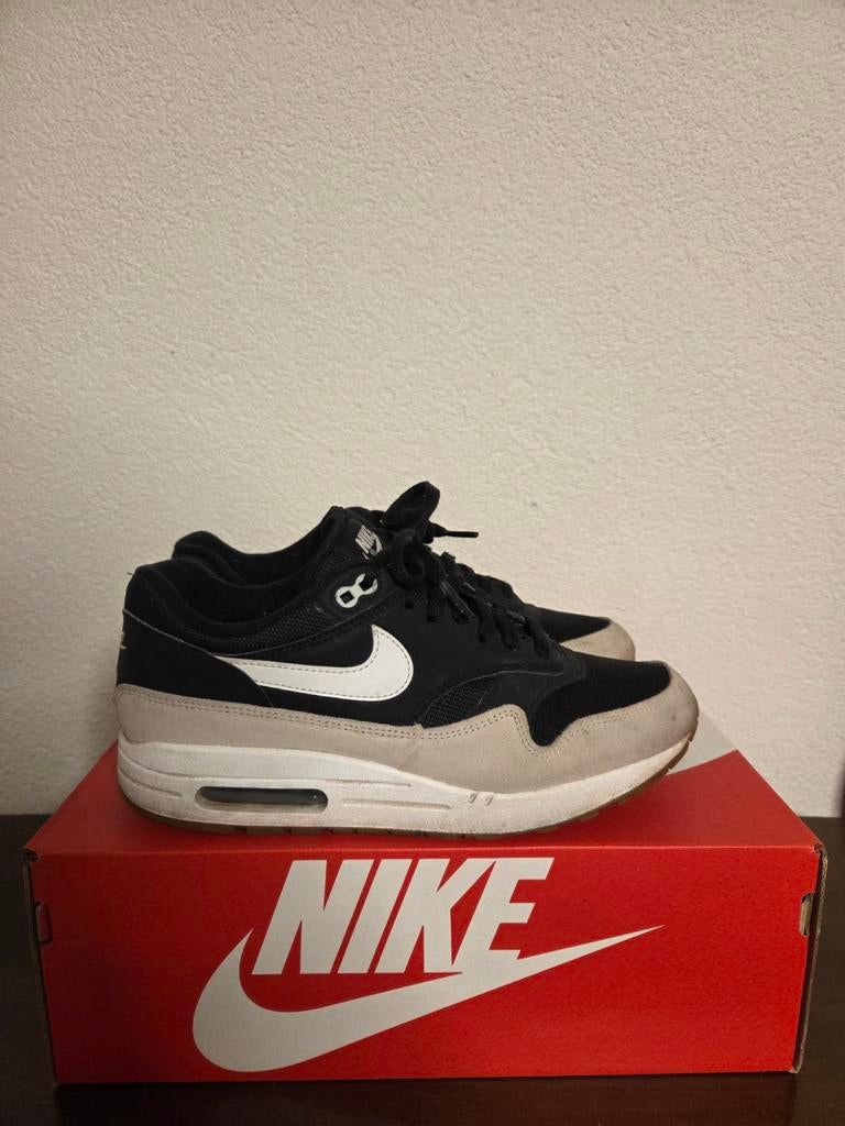Nike air max 1 black light bonen maat 40.5, Kleding | Heren, Schoenen, Zwart, Nike, Ophalen of Verzenden, Sneakers of Gympen