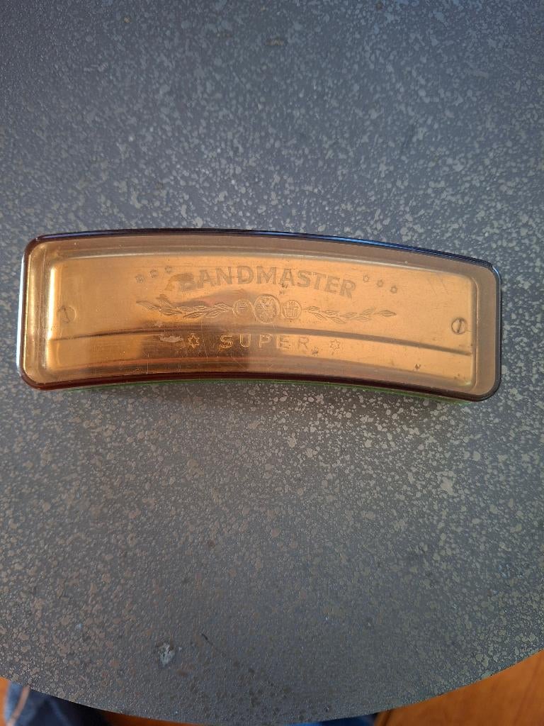 Hohner "bandmaster", Ophalen of Verzenden, Gebruikt, G-mondharmonica, Met koffer of doosje