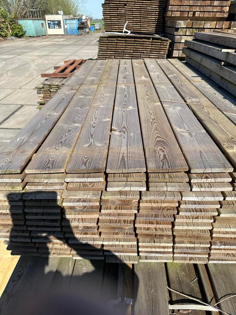 Geimpregneerd tuinhout, Doe-het-zelf en Verbouw, Hout en Planken, Gebruikt, 25 tot 50 mm, 200 tot 250 cm, Plank