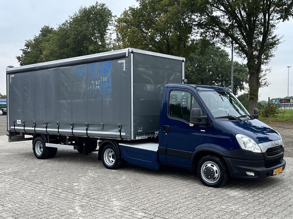 Iveco Daily 35C21 Be-trekker Be-Combi Met Oplegger Huif 1650, Euro 5, Gebruikt, Zwart, 4 cilinders