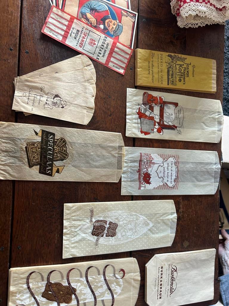 Vintage Reclame Verpakkingen en Zakjes - Diverse Merken, Verzamelen, Ophalen of Verzenden, Gebruikt, Verpakking