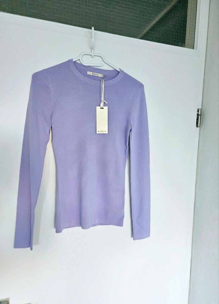 Nikkie top nieuw, Paars, Nieuw, Ophalen of Verzenden, Korte mouw