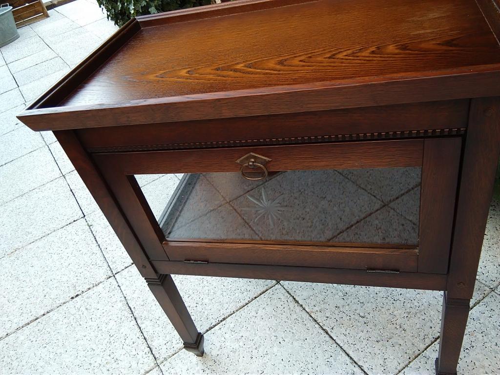 Prachtig antiek theekastje met een afneembaar dienblad., Antiek en Kunst, Antiek | Meubels | Kasten, Ophalen