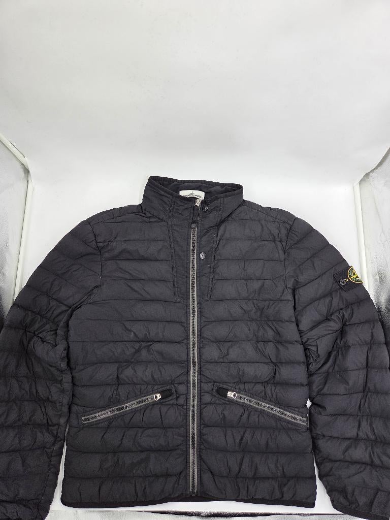 Stone Island down jacket zwart maat S Certilogo premium jas, Kleding | Heren, Jassen | Winter, Zwart, Ophalen of Verzenden, Stone Island