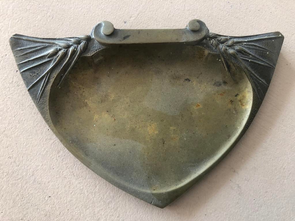 Art Nouveau brons vide poche, Antiek en Kunst, Ophalen of Verzenden, Brons