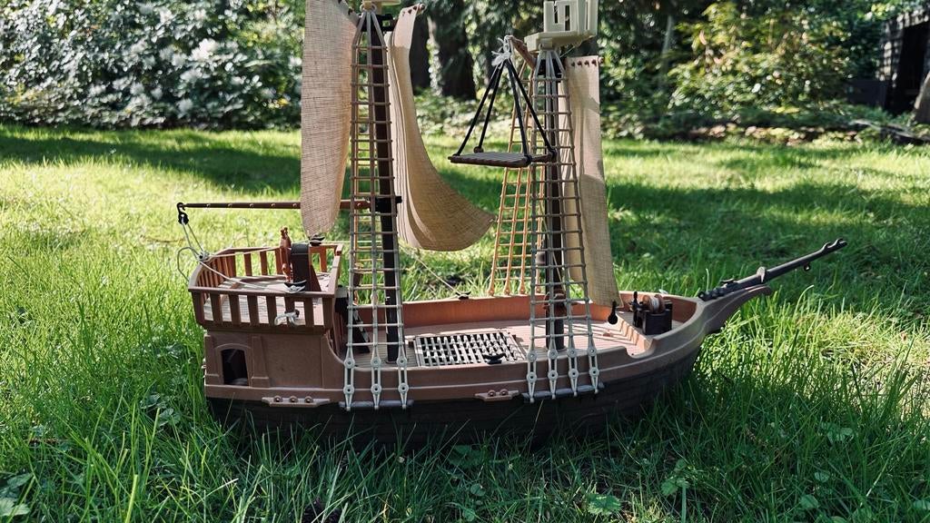 Grote Playmobil Piratenschip - Compleet en in goede staat, Ophalen of Verzenden, Gebruikt, Complete set