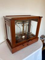 Antieke Seederer-Kohlbusch Laboratoriumweegschaal Vitrine, Ophalen of Verzenden