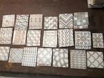 Tegel , diverse kleuren en motieven . totaal 47 stuks . maat, Ophalen, Nieuw, Minder dan 20 cm, Minder dan 20 cm