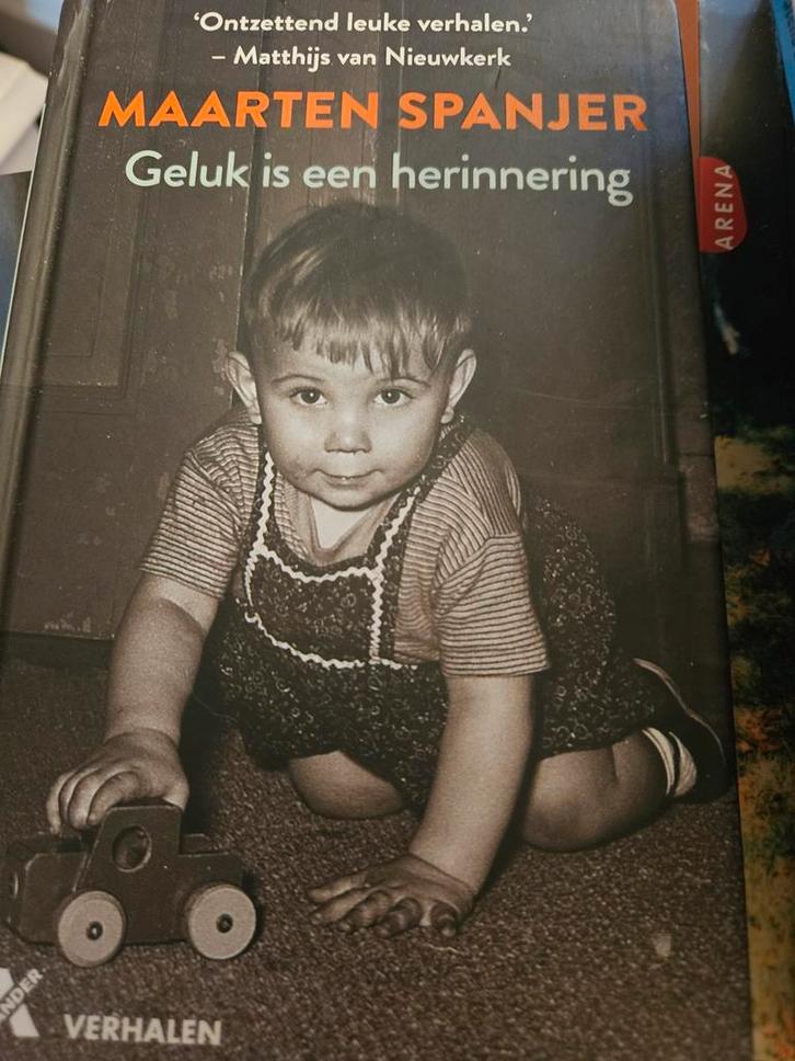 Maarten Spanjer - Geluk is een herinnering, Boeken, Overige Boeken, Zo goed als nieuw, Ophalen of Verzenden