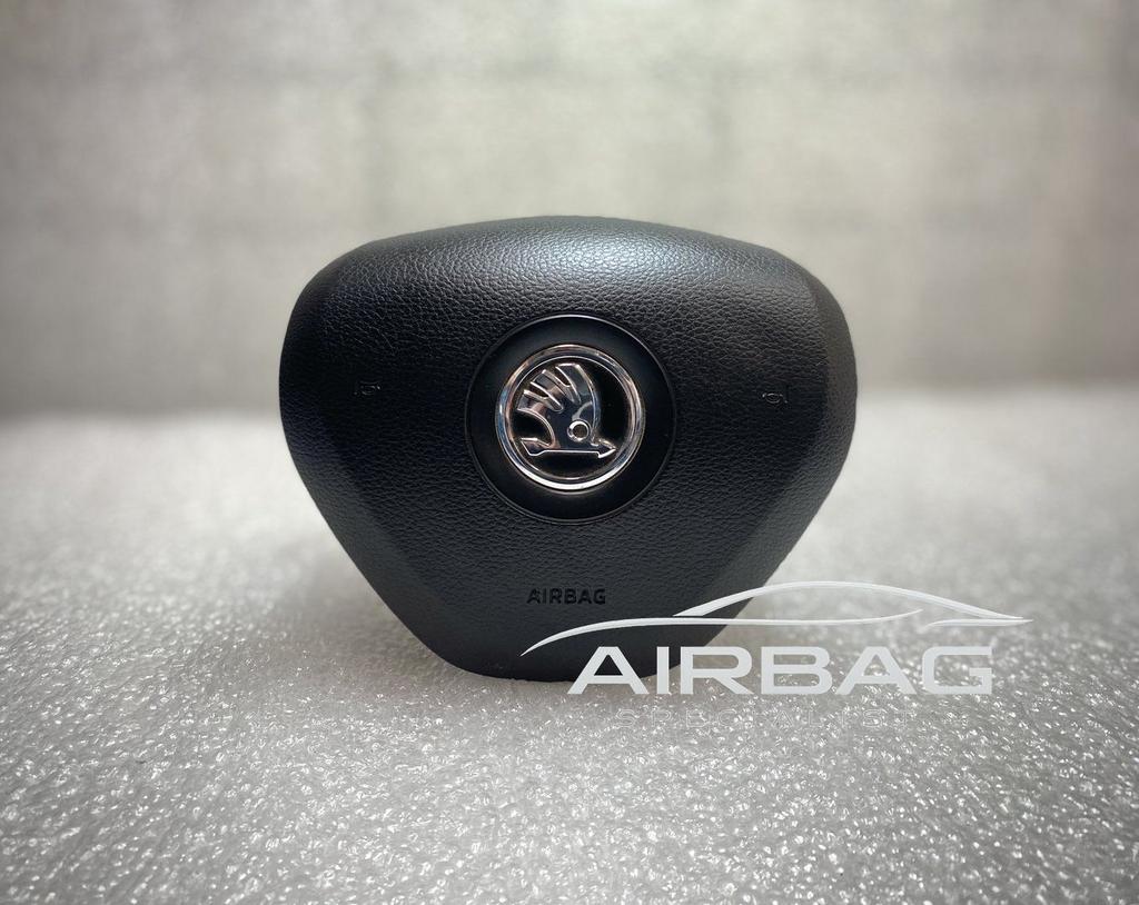 Skoda Rapid / Rapid Spaceback (NH) 2013+ stuur airbag 5JA880, Gebruikt, -, -, Ophalen of Verzenden