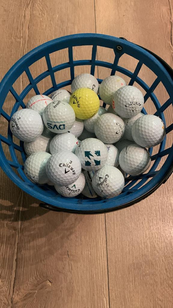 50 gebruikte Callaway golfballen (Warbird, Diablo Tour, Supe, Ophalen of Verzenden, Gebruikt, Bal(len), Callaway