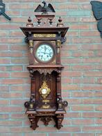 PRACHTIGE ANTIEKE HANGKLOK LENZKIRCH 110CM HOOG, Ophalen of Verzenden