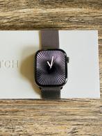 Titanium Apple Watch Series 10 42mm Cellular AppleCare+ 2027, IOS, Ophalen of Verzenden, Zo goed als nieuw, Waterdicht