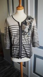 Beige.bruin vestje FRANK WALDER maat L, Beige, Maat 42/44 (L), Ophalen of Verzenden, Gedragen