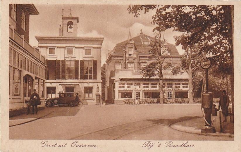 Overveen Raadhuis, Ophalen of Verzenden, Ongelopen, Noord-Holland