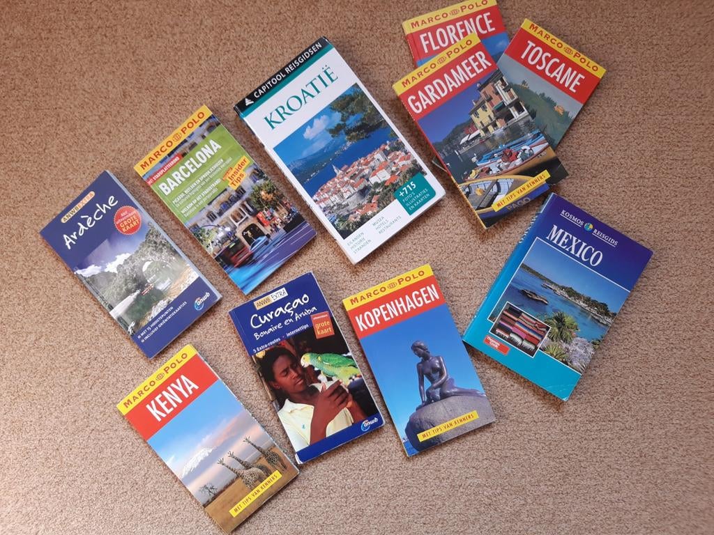 Diverse Reisgidsen: Marco Polo, Capitool, ANWB, Gelezen, Europa, Ophalen of Verzenden, Reisgids of -boek