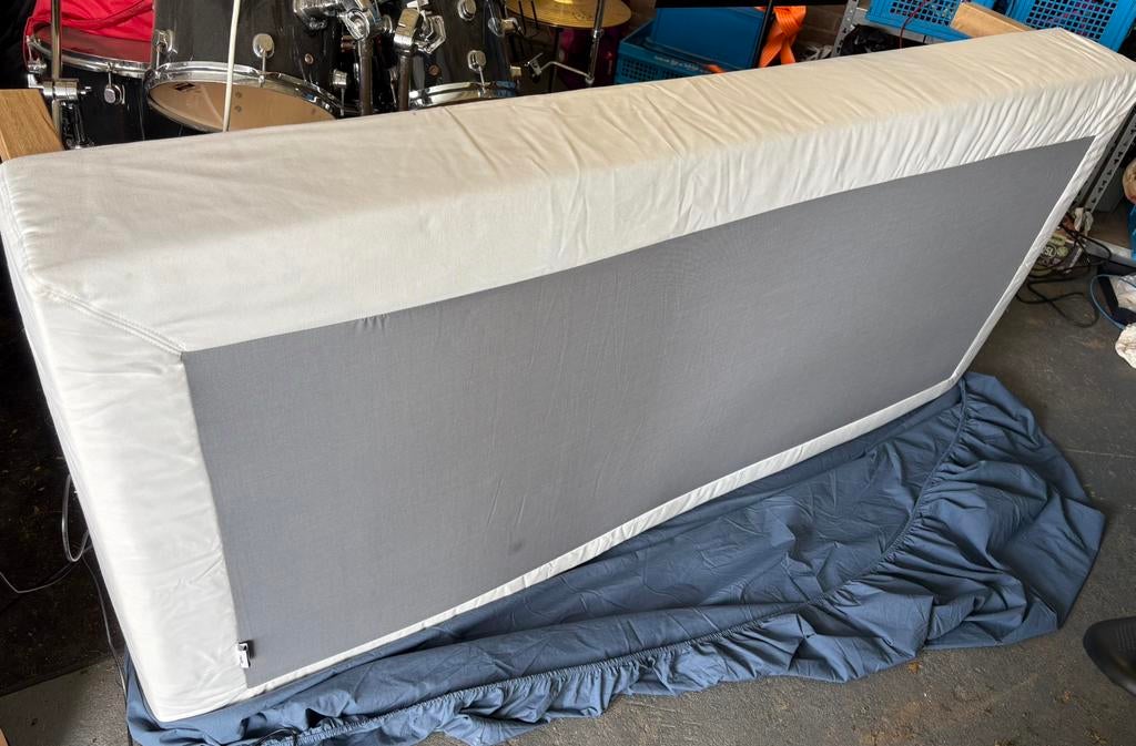 Boxspring 90x200 Lyngör Ikea, half jaar oud met bon, Ophalen, 90 cm, Eenpersoons, Zo goed als nieuw
