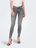 Only blush mid waist skinny fit jeans grijs maat M/30, Only, Ophalen of Verzenden, Zo goed als nieuw, W30 - W32 (confectie 38/40)