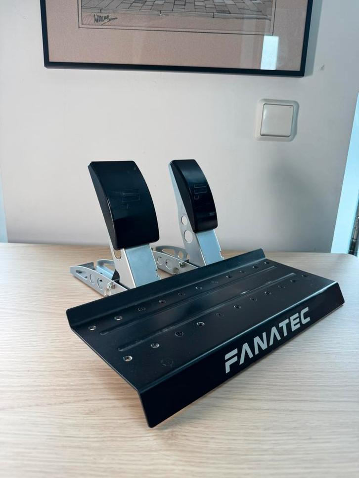 Fanatec CSL Pedalen (2-pedaal) + extra nieuwe montageplaat, Computers en Software, Joysticks, Zo goed als nieuw, Ophalen of Verzenden