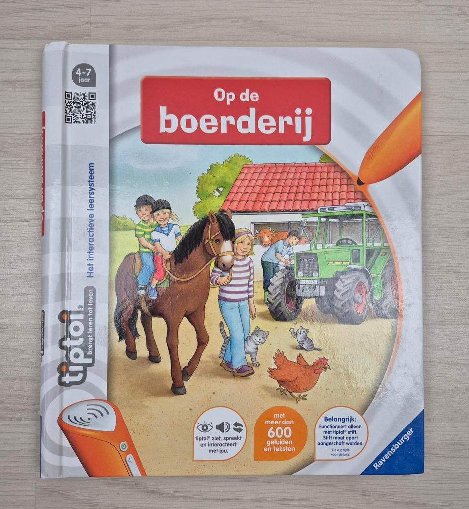 Tiptoi boek: Op de boerderij (4-7 jaar), Gelezen, Non-fictie, Jongen of Meisje, Ophalen of Verzenden