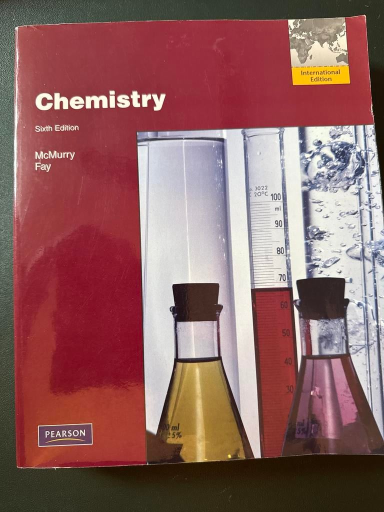 Chemistry McMurry 6th ed Pearson, Boeken, Ophalen of Verzenden, Beta, Gelezen, WO