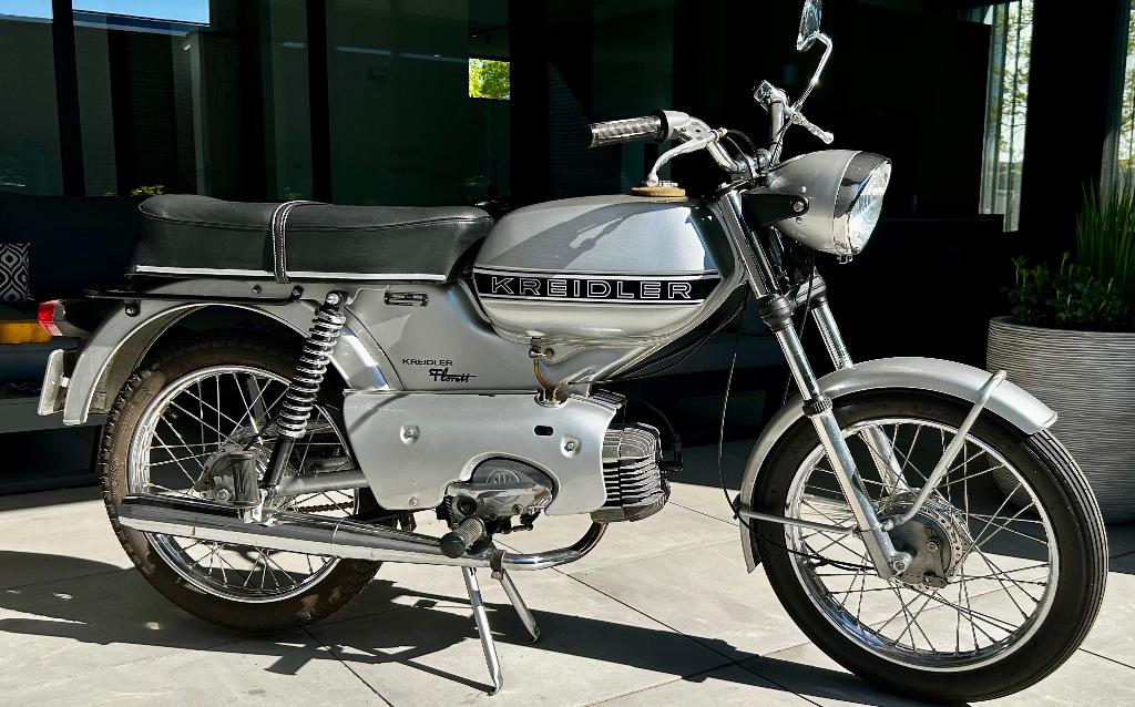 NL Kreidler Florret LF 1974 (Silberpfeil Metalic), Ophalen, Overige modellen, Maximaal 45 km/u, Zo goed als nieuw