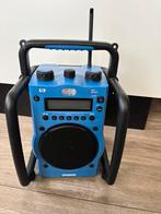 Sangean U3 bouwradio draagbare radio met bouwlamp, Ophalen of Verzenden, Zo goed als nieuw, Bouwradio