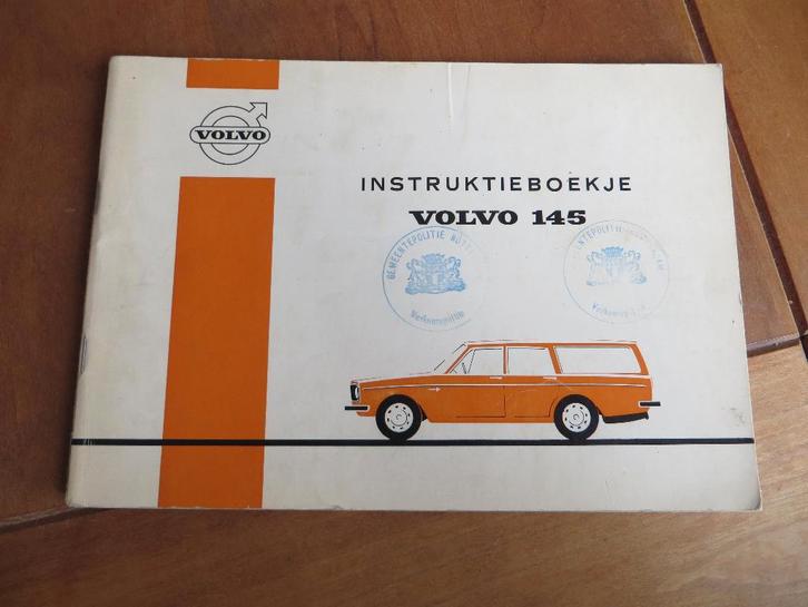 Instructieboek Volvo 145 12-1970, Auto diversen, Handleidingen en Instructieboekjes, Ophalen of Verzenden
