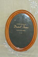 Ovale fotolijst houten lijst, Minder dan 50 cm, Ophalen of Verzenden, Zo goed als nieuw, Minder dan 50 cm