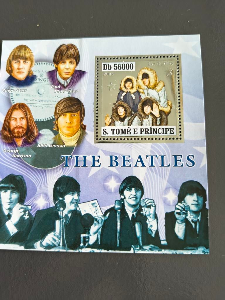 Post zegel the Beatles, Ophalen of Verzenden, Overige thema's