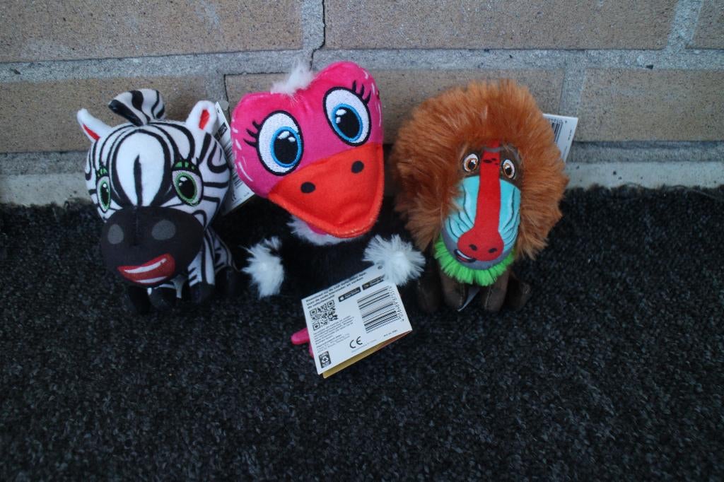 3 NIEUW DIVERSEN KNUFFELTJES, Lidl, Overige karakters, Overige typen, Nieuw