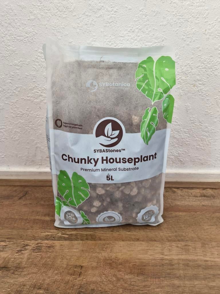 SYBAStones Chunky Houseplant Premium Mineraal Substraat 5L, Tuin en Terras, Aarde en Mest, Ophalen, Overige typen