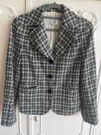 Nieuw zwart wit tweed jasje AlbaModa maat 36, Overige kleuren, Nieuw, Ophalen of Verzenden, Jasje