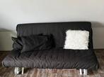 Bedbank, Ophalen, Zwart, Tweepersoons, Zo goed als nieuw