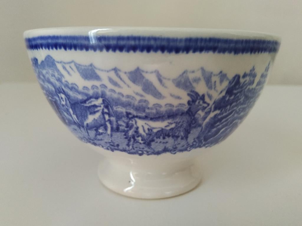 antieke spoelkom Boch Belgium Alpes, Ophalen of Verzenden