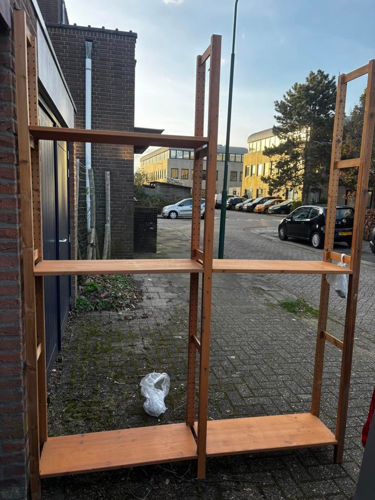 Houten stelling, Huis en Inrichting, Kasten | Stellingkasten, Ophalen, Gebruikt