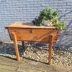 Antieke houten trog / meelbak - Sidetable, Ophalen