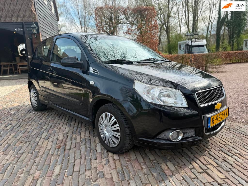 Chevrolet Aveo 1.2 16V L B-clever 2009- 3drs- airco- trekhaa, Auto's, Voorwielaandrijving, Aveo, 4 cilinders, 400 kg