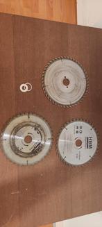 3x zaagbladen voor bijvoorbeeld Festool TS75, Ophalen of Verzenden, Gebruikt, Minder dan 700 watt, Haakse handslijpmachine