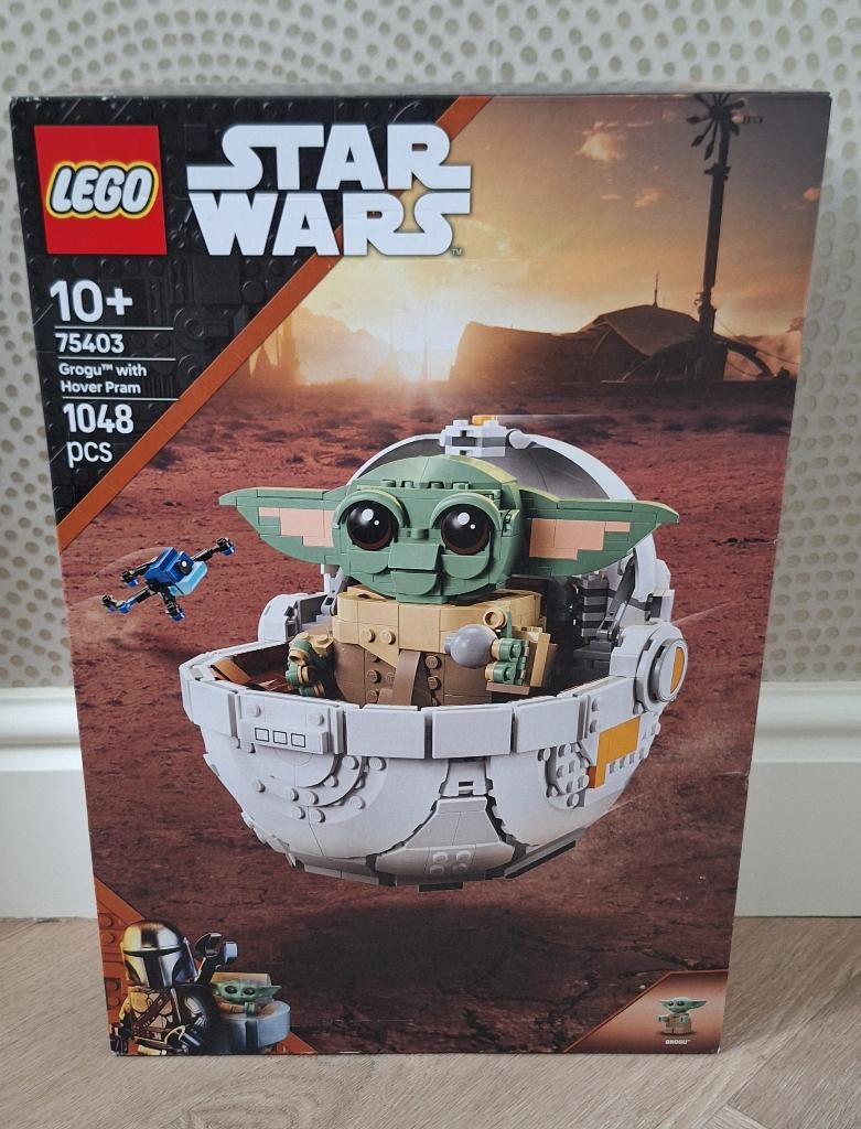 LEGO Star War The Mandalorian Grogu & zweefkinderwagen 75403, Kinderen en Baby's, Speelgoed | Duplo en Lego, Star Wars, Lego, Nieuw