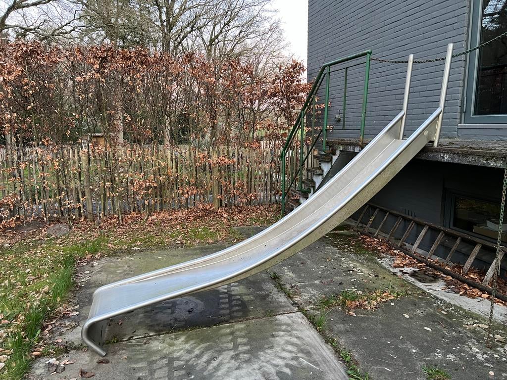 Hilde Richter RVS glijbaan (professioneel, EN1176), Ophalen, Gebruikt, Glijbaan