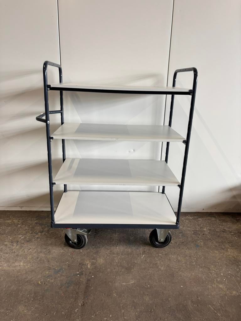 Fetra etagewagen / magazijnwagen / magazijnkar / tafelwagen, Doe-het-zelf en Verbouw, Transportwagens, Gebruikt, Transportkar